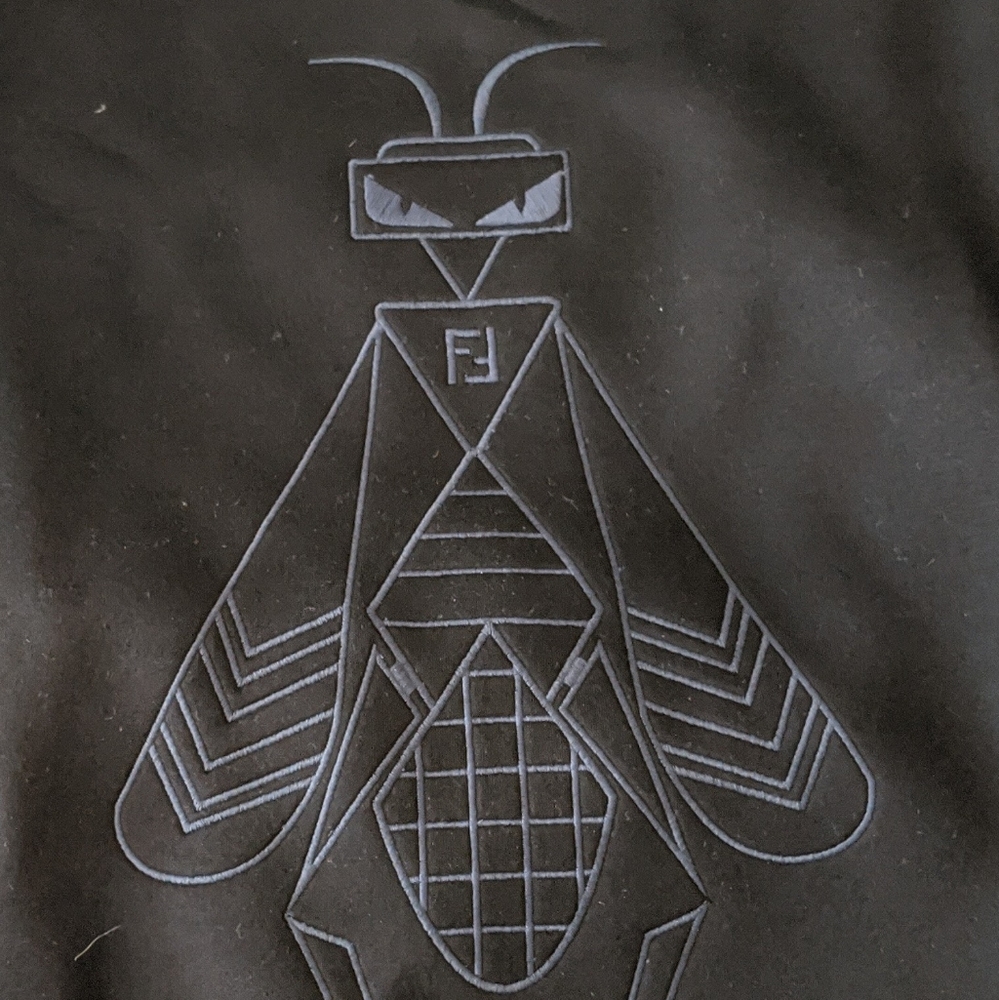 Mens Fendi "Super Bugs" Embroidered Sweatshirt - Picture 5 of 5